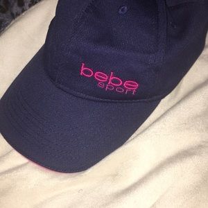 BEBE blue pink hat